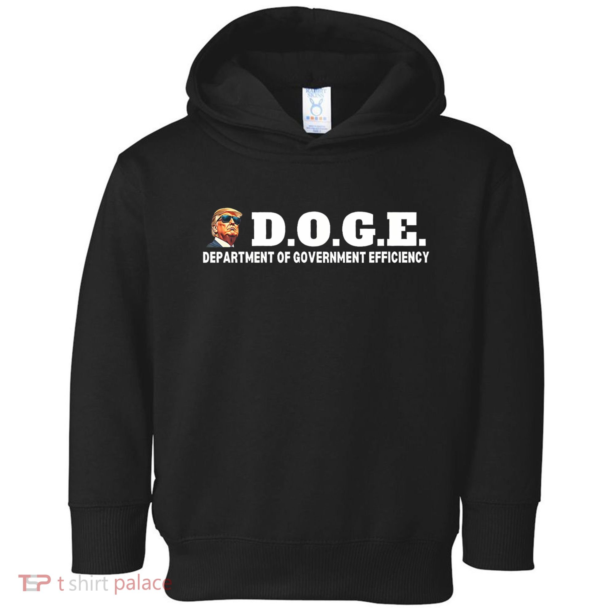D.O.G.E. Doge Trump Department Of Government Efficiency Toddler Hoodie