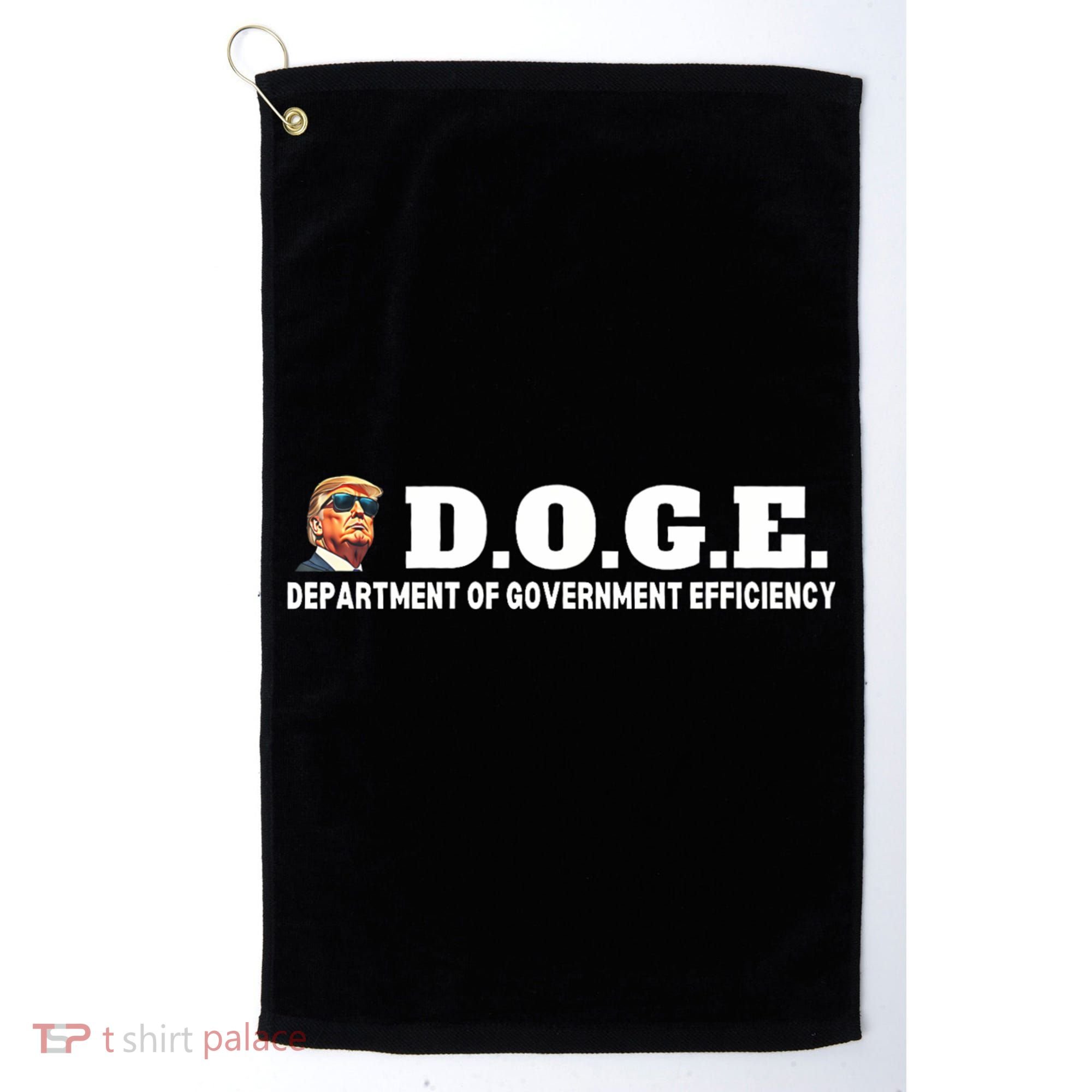 D.O.G.E. Doge Trump Department Of Government Efficiency Golf Towel