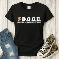 D.O.G.E. Doge Trump Department Of Government Efficiency Women's T-Shirt thumb 3