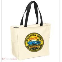 Demolition Derby Uncle Race Team Strip Smash Fix Tote Bag thumb 2