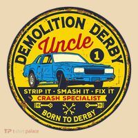 Demolition Derby Uncle Race Team Strip Smash Fix Tote Bag thumb 4
