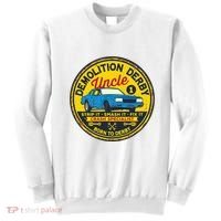 Demolition Derby Uncle Race Team Strip Smash Fix Sweatshirt thumb 0