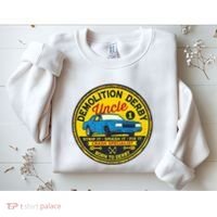 Demolition Derby Uncle Race Team Strip Smash Fix Sweatshirt thumb 2