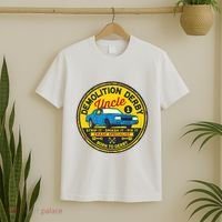 Demolition Derby Uncle Race Team Strip Smash Fix T-Shirt thumb 2