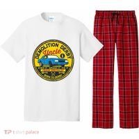 Demolition Derby Uncle Race Team Strip Smash Fix Pajama Set thumb 0