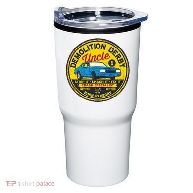 Demolition Derby Uncle Race Team Strip Smash Fix Tumbler