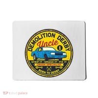 Demolition Derby Uncle Race Team Strip Smash Fix Mousepad thumb 0