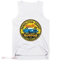 Demolition Derby Uncle Race Team Strip Smash Fix Tank Top thumb 0
