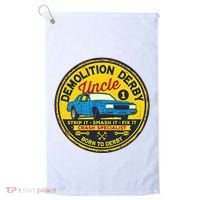 Demolition Derby Uncle Race Team Strip Smash Fix Golf Towel thumb 0