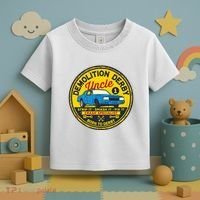 Demolition Derby Uncle Race Team Strip Smash Fix Toddler T-Shirt thumb 3