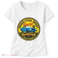 Demolition Derby Uncle Race Team Strip Smash Fix Women's T-Shirt thumb 0