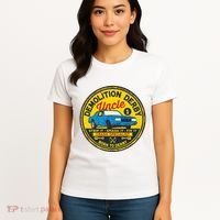Demolition Derby Uncle Race Team Strip Smash Fix Women's T-Shirt thumb 4