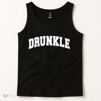 Drunkle Drunk Uncle Gift Funny FatherS Day Tank Top thumb 2