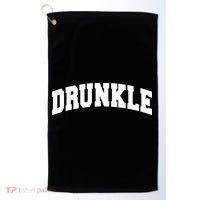 Drunkle Drunk Uncle Gift Funny FatherS Day Golf Towel thumb 0