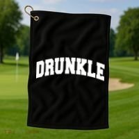 Drunkle Drunk Uncle Gift Funny FatherS Day Golf Towel thumb 1