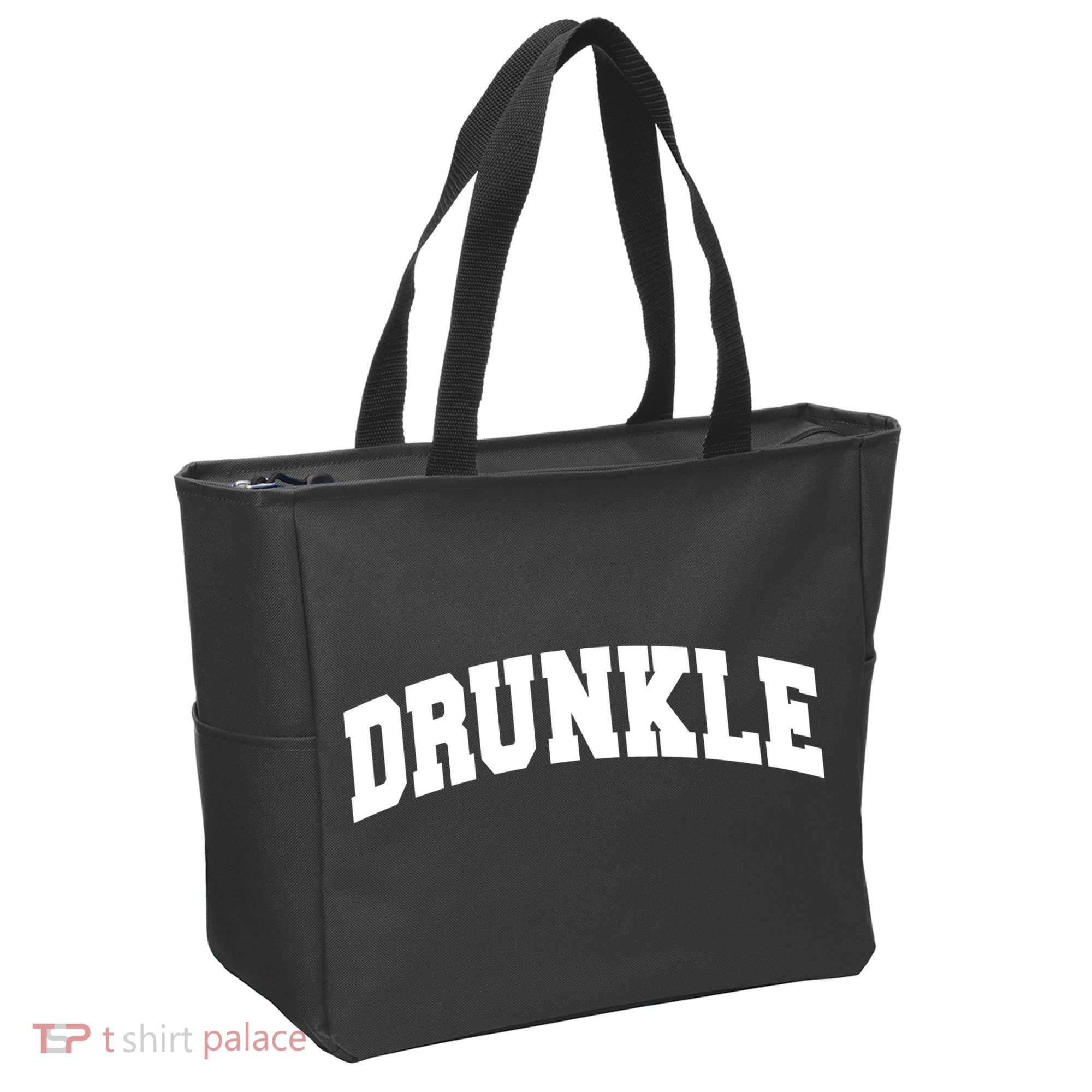 Drunkle Drunk Uncle Gift Funny FatherS Day Tote Bag