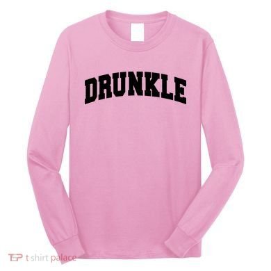 Drunkle Drunk Uncle Gift Funny FatherS Day Long Sleeve Shirt