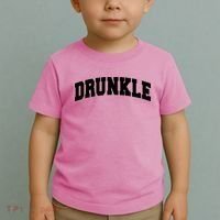 Drunkle Drunk Uncle Gift Funny FatherS Day Toddler T-Shirt thumb 2