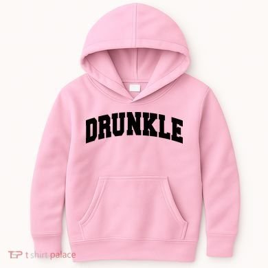 Drunkle Drunk Uncle Gift Funny FatherS Day Kids Hoodie