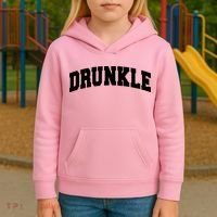 Drunkle Drunk Uncle Gift Funny FatherS Day Kids Hoodie thumb 3