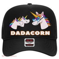 Dadacorn Daddy Unicorn 2 Children Father's Day Dad Hat thumb 0