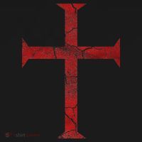 Distressed Deus Vult Knights Templar Cross Crusader Cooling Performance Crew T-Shirt thumb 4