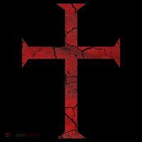 Distressed Deus Vult Knights Templar Cross Crusader Long Sleeve Shirt thumb 2