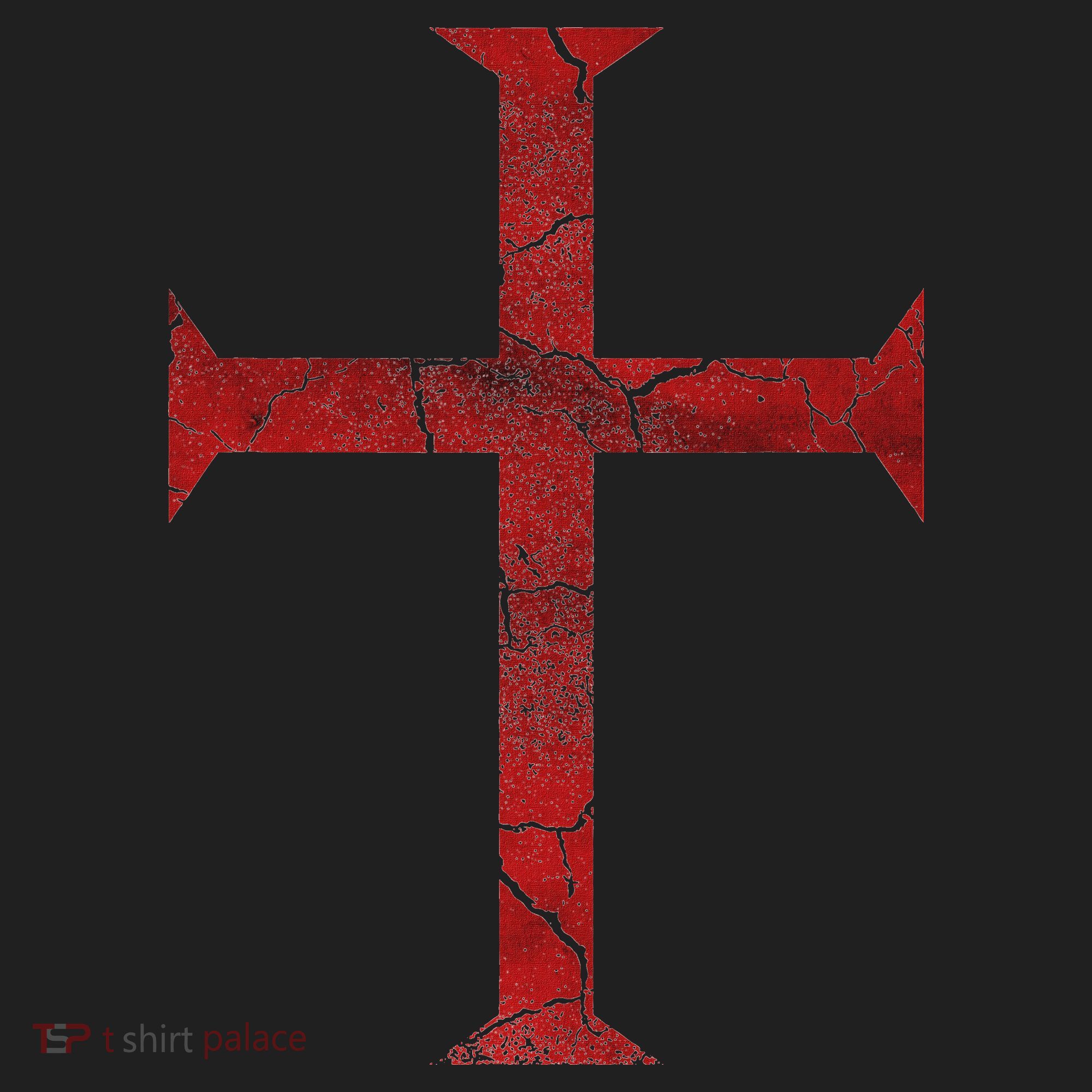 Distressed Deus Vult Knights Templar Cross Crusader Tumbler