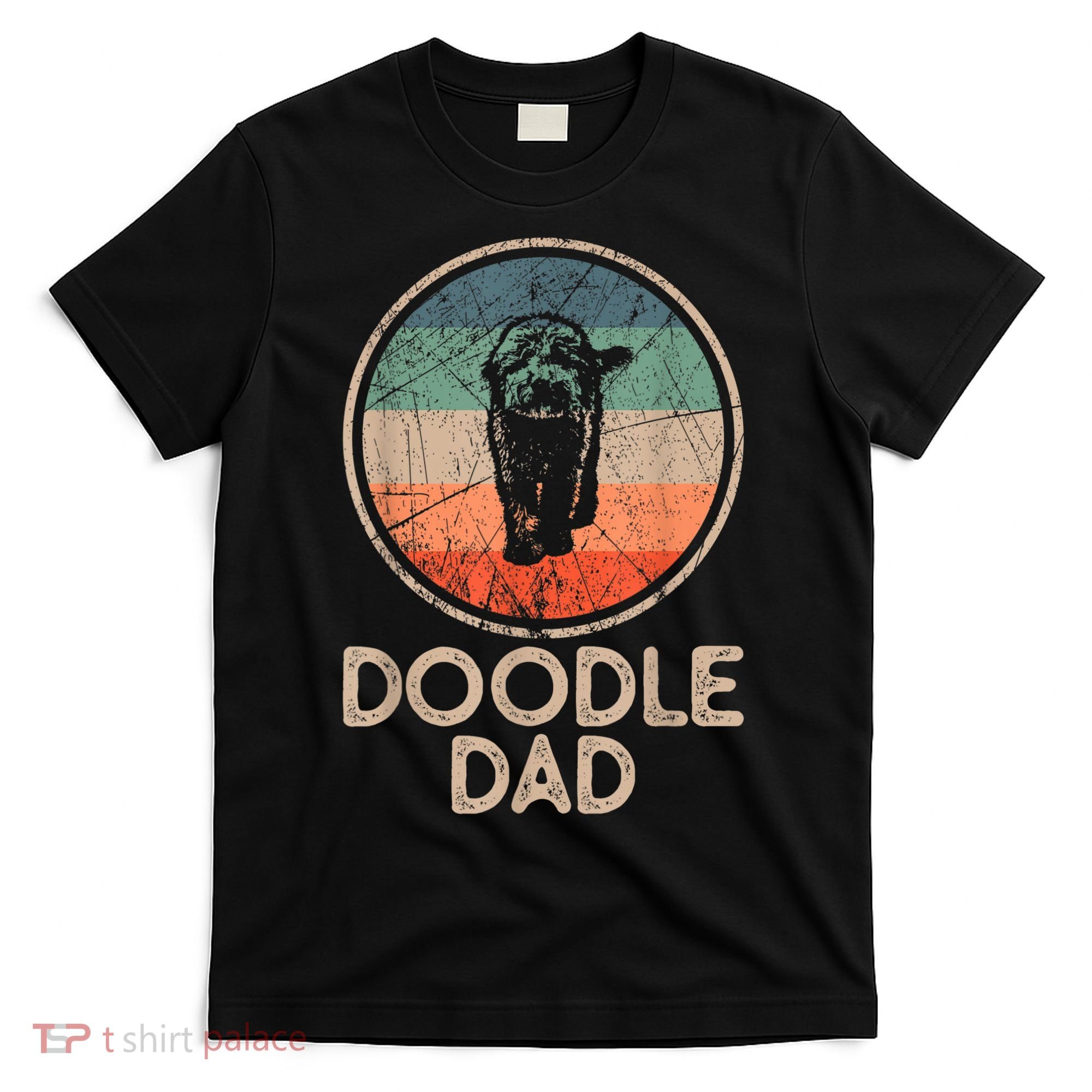 Doodle Dog Vintage Doodle Dad T-Shirt