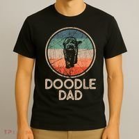 Doodle Dog Vintage Doodle Dad T-Shirt thumb 3