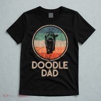 Doodle Dog Vintage Doodle Dad T-Shirt thumb 5