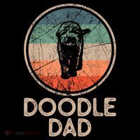 Doodle Dog Vintage Doodle Dad T-Shirt thumb 7