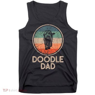 Doodle Dog Vintage Doodle Dad Tank Top