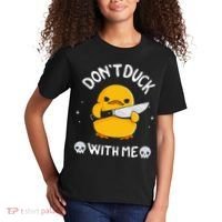 DonT Duck With Me Funny Duck Kinife Kids T-Shirt thumb 2