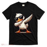 Dabbing Duck With Sunglasses Funny Cartoon Graphic T-Shirt thumb 0