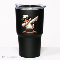 Dabbing Duck With Sunglasses Funny Cartoon Graphic Tumbler thumb 0