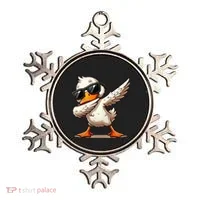 Dabbing Duck With Sunglasses Funny Cartoon Graphic Ornament thumb 0