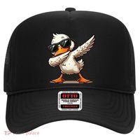 Dabbing Duck With Sunglasses Funny Cartoon Graphic Hat thumb 0