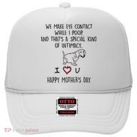 Dachshund Dog We Make Eye Contact While I Poop Happy Mothers Day Funny Gift Hat thumb 0