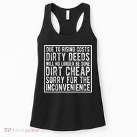 Dirty Deeds Will No Longer Be Done Dirt Cheap Women's Tank Top thumb 0
