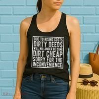 Dirty Deeds Will No Longer Be Done Dirt Cheap Women's Tank Top thumb 2