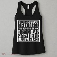 Dirty Deeds Will No Longer Be Done Dirt Cheap Women's Tank Top thumb 3