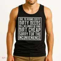 Dirty Deeds Will No Longer Be Done Dirt Cheap Tank Top thumb 3
