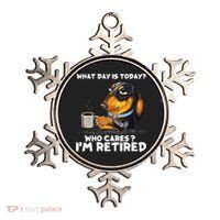 Dachshudn Dog What Day Is Today Who Care I‘m Retired Gift Ornament thumb 0