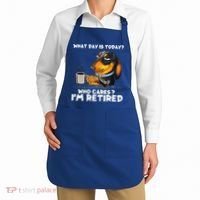Dachshudn Dog What Day Is Today Who Care I‘m Retired Gift Apron thumb 2