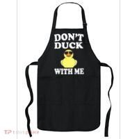 Don't Duck With Me Funny Rubber Duck Ducks Gift Apron thumb 0