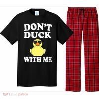 Don't Duck With Me Funny Rubber Duck Ducks Gift Pajama Set thumb 0