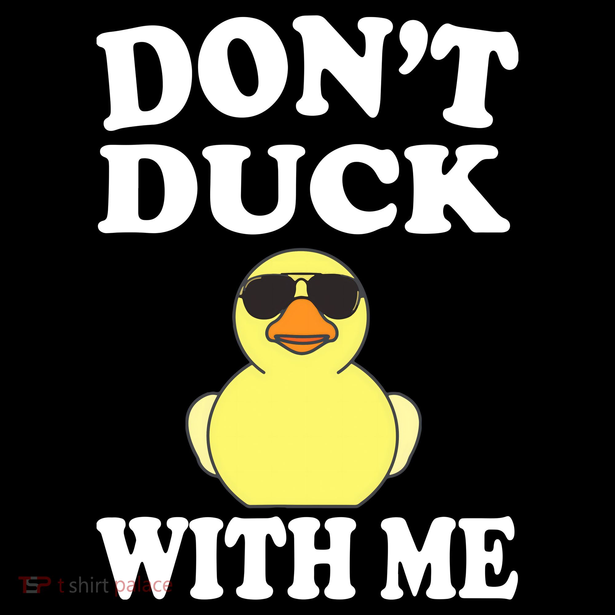 Don't Duck With Me Funny Rubber Duck Ducks Gift Visor