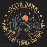 Delta Dawn WhatS That Flower You Have On Western Road Beanie thumb 2