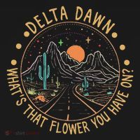 Delta Dawn WhatS That Flower You Have On Western Road Ornament thumb 1